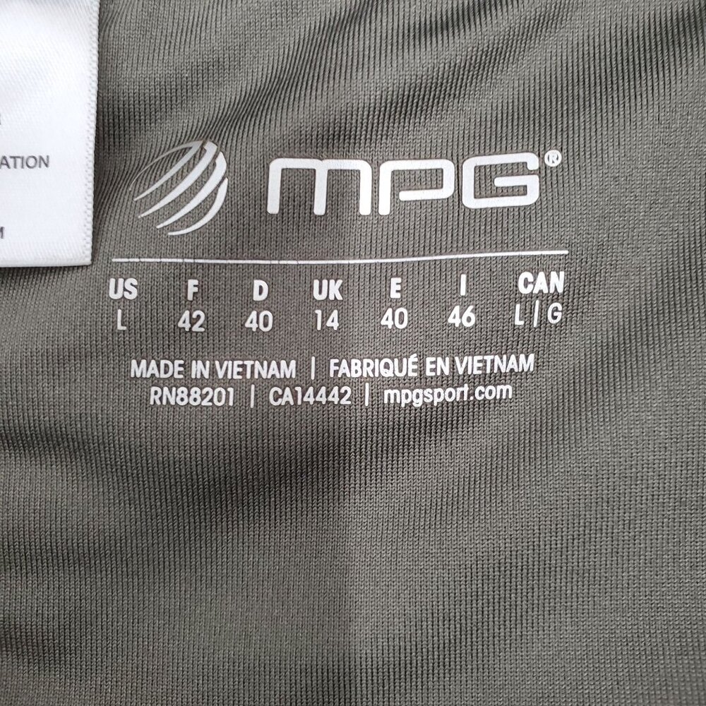 MPG Women's Olive Combo Athletic Training Running Retro Run Shorts Size Large - Picture 9 of 11